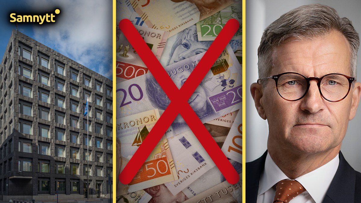 Sweden's Central Bank Wants to Ban Cash Purchases Over 900 Dollars